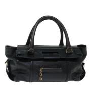 Pre-owned Leather handbags Chloé Pre-owned , Black , Dames