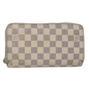 Pre-owned Canvas wallets Louis Vuitton Vintage , Beige , Dames