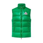 Unisex Mouwloos Puffer Vest John Pyrenex , Green , Heren