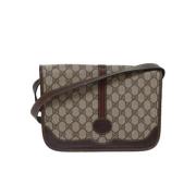 Pre-owned Canvas gucci-bags Gucci Vintage , Beige , Dames