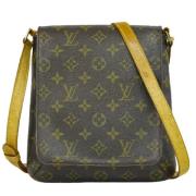 Pre-owned Canvas shoulder-bags Louis Vuitton Vintage , Brown , Dames