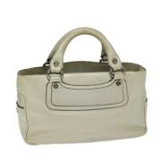 Pre-owned Leather celine-bags Celine Vintage , Gray , Dames