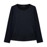 Viscose T-shirt Elena Mirò , Blue , Dames