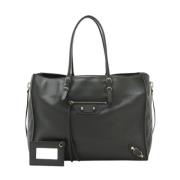 Pre-owned Leather handbags Balenciaga Vintage , Black , Dames