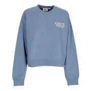 Blauwe Crewneck Sweatshirt met Borduursel Obey , Blue , Dames