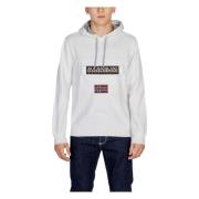 Herfst/Winter Mannen Sweatshirt Burgundy Napapijri , White , Heren