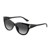 Phantos zonnebril met donkergrijze lenzen Jimmy Choo , Black , Dames