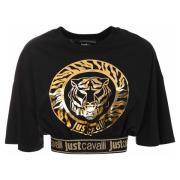 T-shirts en Polos Just Cavalli , Black , Dames