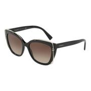 Black/Brown Shaded Sunglasses TF 4150 Tiffany , Black , Dames