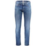 Blauwe Katoenen Jeans & Broek Tommy Hilfiger , Blue , Heren