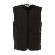 Zwarte Gilet Jassen Rains , Black , Heren