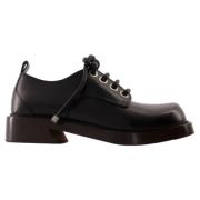 Leather flats Alexander McQueen , Black , Dames