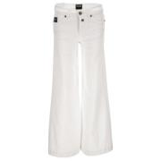 Broek Versace Jeans Couture , White , Dames