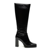 Zwarte Laarzen Iggie Stijl Jeffrey Campbell , Black , Dames