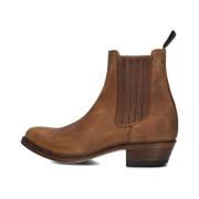 Bruine Cowboy Laarzen voor Moderne Man Sendra , Brown , Heren