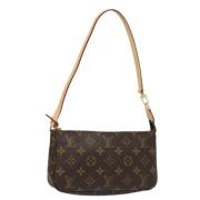 Pre-owned Canvas pouches Louis Vuitton Vintage , Brown , Dames