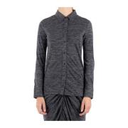 Grijze Linnen Wolblend Shirt Isabel Marant Étoile , Gray , Dames