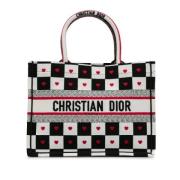 Pre-owned Canvas totes Dior Vintage , White , Dames