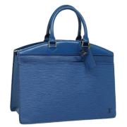 Pre-owned Leather louis-vuitton-bags Louis Vuitton Vintage , Blue , Da...