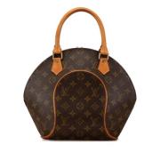 Pre-owned Canvas handbags Louis Vuitton Vintage , Brown , Dames