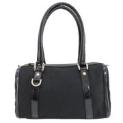 Pre-owned Canvas handbags Gucci Vintage , Black , Dames