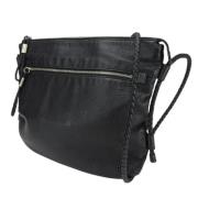 Pre-owned Leather shoulder-bags Gucci Vintage , Black , Dames