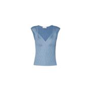 Stijlvolle Gebreide Top Liu Jo , Blue , Dames