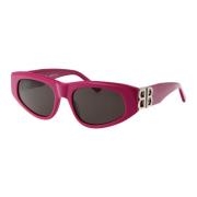 Stijlvolle zonnebril Bb0095S Balenciaga , Pink , Dames