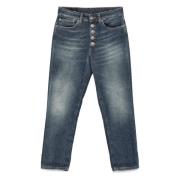 Juweel Versierde Broek Dondup , Blue , Dames