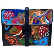 Pre-owned Leather clutches Hermès Vintage , Multicolor , Dames