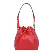 Pre-owned Leather shoulder-bags Louis Vuitton Vintage , Red , Dames