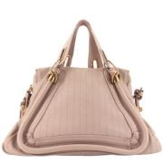 Pre-owned Leather handbags Chloé Pre-owned , Pink , Dames