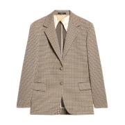 Jacquard jersey blazer, stijlvol en elegant Max Mara Weekend , Multico...