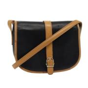 Pre-owned Leather shoulder-bags Celine Vintage , Black , Dames