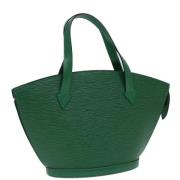 Pre-owned Leather handbags Louis Vuitton Vintage , Green , Dames