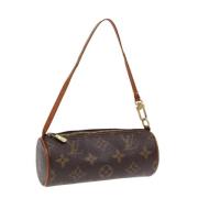 Pre-owned Canvas pouches Louis Vuitton Vintage , Brown , Dames