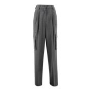 Wijde Broek Herno , Gray , Dames