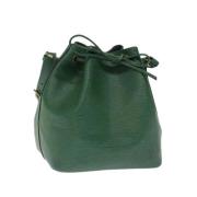 Pre-owned Leather louis-vuitton-bags Louis Vuitton Vintage , Green , D...