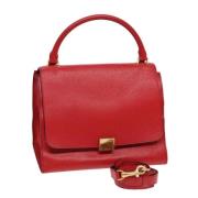 Pre-owned Leather celine-bags Celine Vintage , Red , Dames