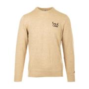 Beige Sweater Heron Style MC2 Saint Barth , Beige , Heren