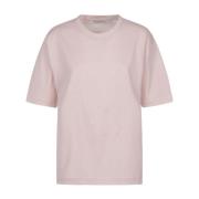 Gestreept ruiter T-shirt roze Burberry , Pink , Dames