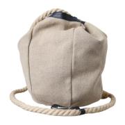 Beige Canvas Bucket Bag met Logo Dolce & Gabbana , Beige , Heren