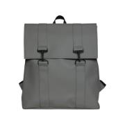 Msn Backpack W3 13 Grey Tas Rains , Gray , Dames