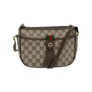 Pre-owned Leather gucci-bags Gucci Vintage , Beige , Dames