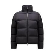 Kort Donzen Pufferjas Moncler , Black , Dames