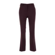 Stretch wollen Jaine broek in pruim PT Torino , Purple , Dames