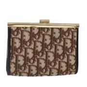 Pre-owned Canvas pouches Dior Vintage , Brown , Dames