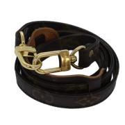 Pre-owned Canvas belts Louis Vuitton Vintage , Brown , Unisex