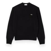 Stijlvolle Pullovers voor Mannen Lacoste , Black , Heren