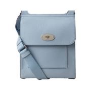 Antony Poplin Blue Schoudertas Mulberry , Blue , Dames